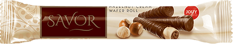 Savor Hazelnut Wafer Roll